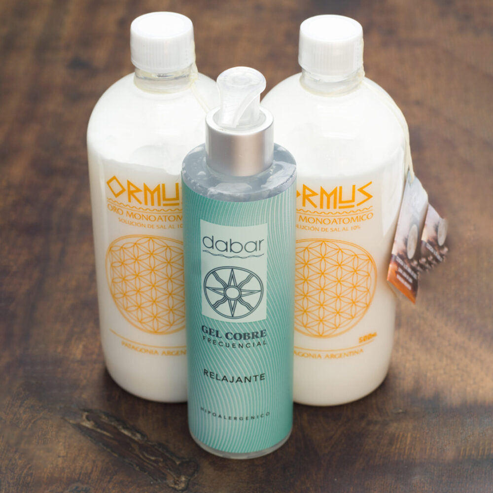 Combo 2 Ormus 500ml + Gel Cobre 200ml Dabar Frecuencial