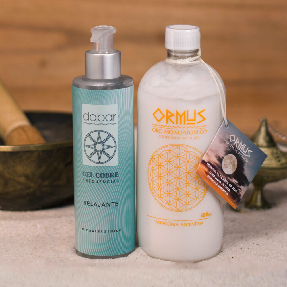 Combo 1 Ormus 500ml + Gel Cobre 200ml Dabar Frecuencial
